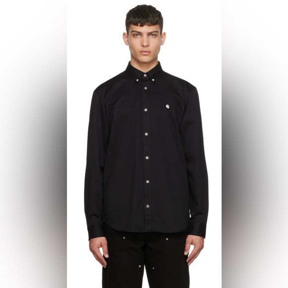 CARHARTT WIP cotton twill button down shirt - Picture 1 of 7
